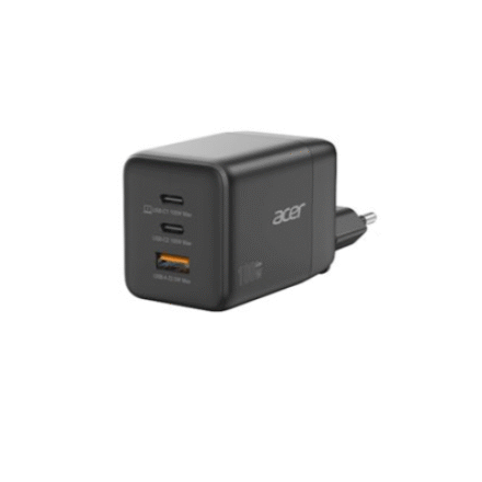 Acer Acer | GaN charger, 2x USB-C + 1x USB-A ports HP.DSCAB.019