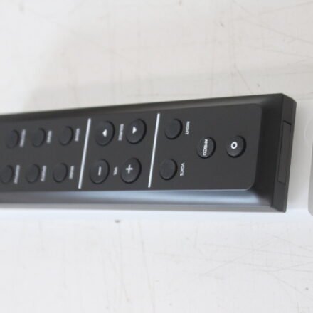 Sennheiser SALE OUT. Sennheiser AMBEO Soundbar Mini SB02S, Black | Sennheiser | Soundbar Mini | AMBEO SB02S | Wi-Fi | USED AS DEMO, SCRATCHES ON BOTTOM AND REMOTE | Bluetooth 700136SO