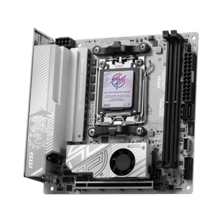 MSI MSI MPG B850I EDGE TI WIFI | Processor family AMD B850 | Processor socket AM5 | DDR5 | Supported hard disk drive interfaces SATA, M.2 | Number of SATA connectors 2 MPG B850I EDGE TI WIFI