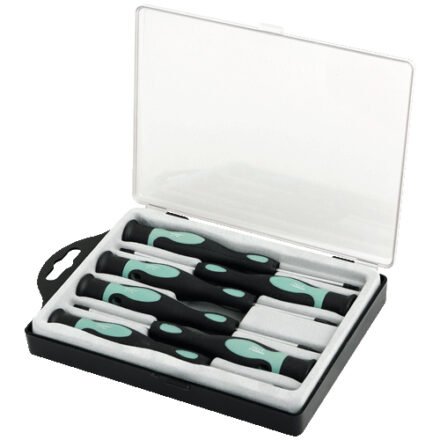 Logilink Logilink | WZ0021, Tool set, screwdriver precision, 6 pcs. | Screwdriver heads of steel for precision workDurable polypropylene handleIncl. transport boxThe set includes1x T5 x 50 mm1x T6 x 50 mm1x T7 x 50 mm1x T8 x 50 mm1x T10 x 50 mm1x T15 x 50 mmBarcode: 4052792012477 WZ0021
