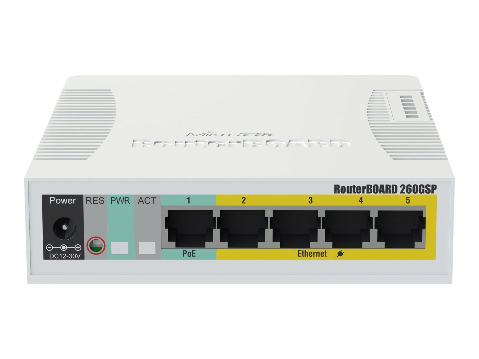 MikroTik Cloud Router Switch | RB260GSP | 1000 Mbit/s | Ethernet LAN (RJ-45) ports 5 | 12 month(s) CSS106-1G-4P-1S