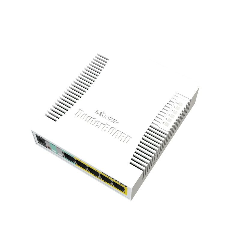 MikroTik Cloud Router Switch | RB260GSP | 1000 Mbit/s | Ethernet LAN (RJ-45) ports 5 | 12 month(s) CSS106-1G-4P-1S