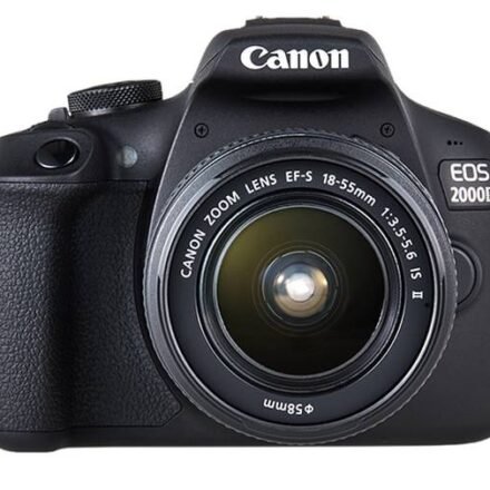 Canon Canon | EOS | 2000D 18-55 IS II EU26 | SLR Camera Kit | Megapixel 24.1 MP | Image stabilizer | ISO sensitivity (max) 12800 | Display diagonal 3.0 " | Wi-Fi | Video recording | APS-C | Black 2728C003