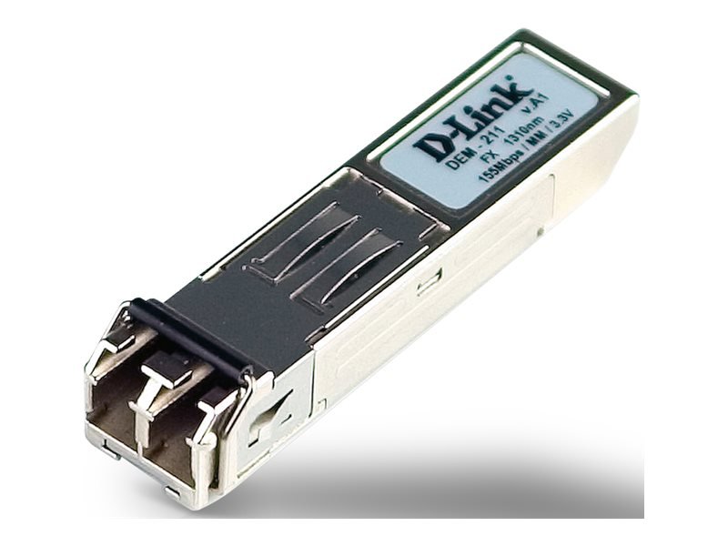 D-Link D-Link | DEM-211 | SFP | Multi-Mode Fiber | Dual LC | 10/100 Mbit/s | Wavelength 1310 nm | Maximum transfer distance 2000 m | 0 to +70C DEM-211