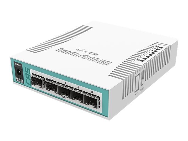 MikroTik MikroTik | Cloud Router Switch | CRS106-1C-5S | Web Management | Desktop | SFP ports quantity 5 | 12 month(s) | 12 month(s) CRS106-1C-5S