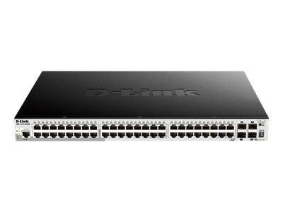 D-Link D-LINK DGS-1510-52XMP, Managed L2+ Gigabit Switch with 48 Ports 10/100/1000Base-T + 4 10GBase-X SFP+ ports | D-Link DGS-1510-52XMP/E
