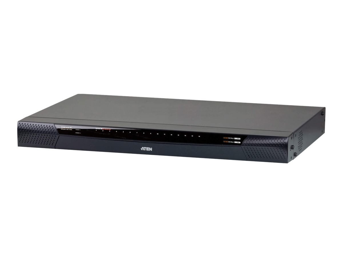 Aten Aten 1-Local/1-Remote Access 16-Port Cat 5 KVM over IP Switch (1920 x 1200) | Aten KN1116VA-AX-G