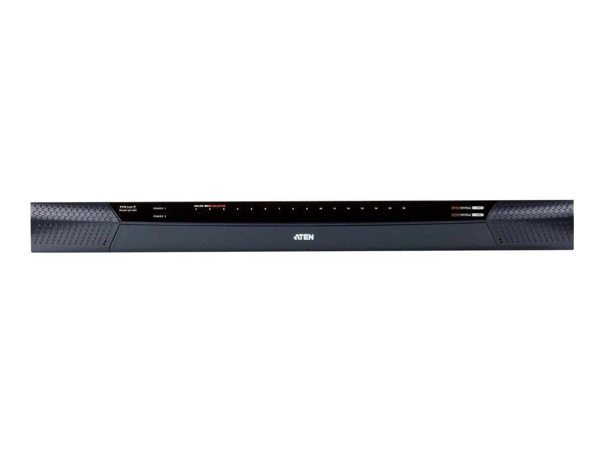 Aten Aten 1-Local/1-Remote Access 16-Port Cat 5 KVM over IP Switch (1920 x 1200) | Aten KN1116VA-AX-G