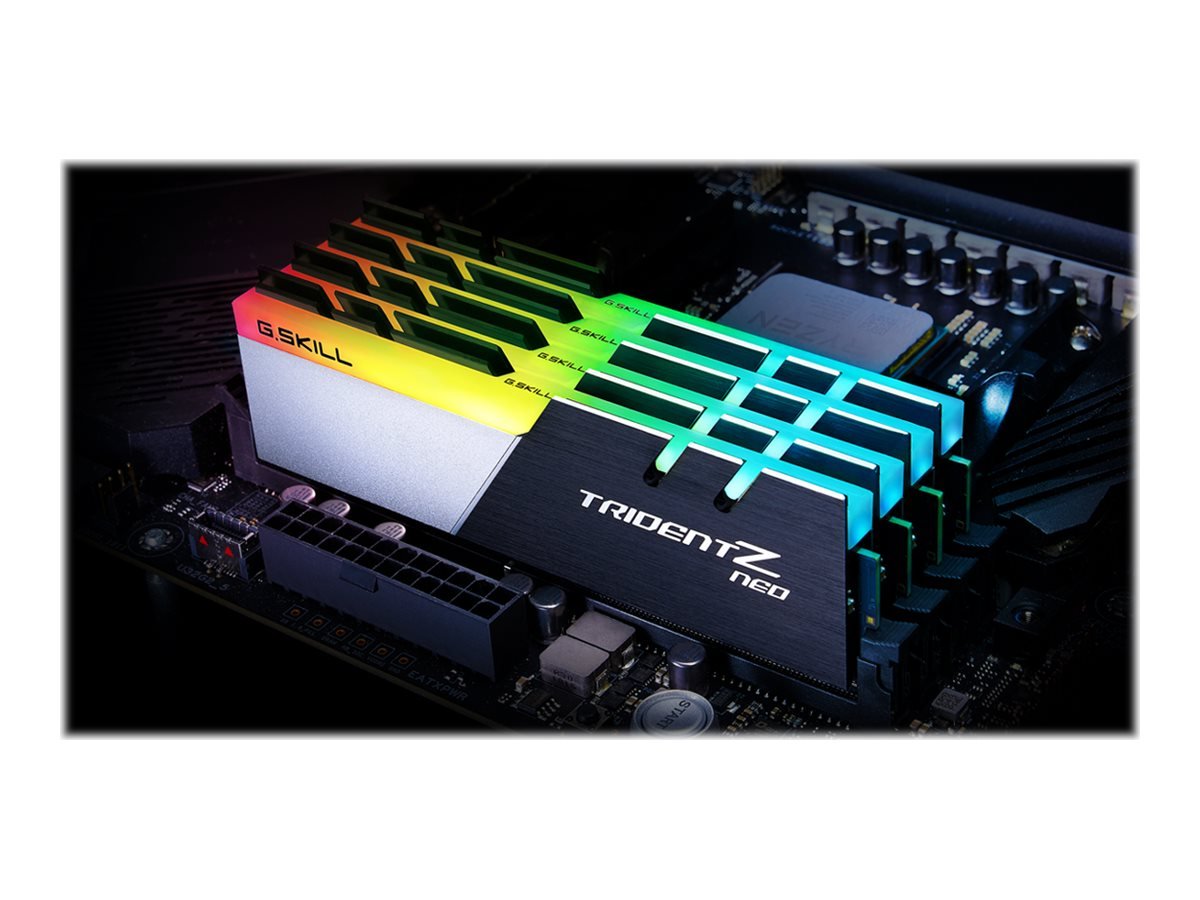 G.Skill G.Skill | Trident Z Neo | (2 x 8 GB) 16 GB | DDR4 | 3600 MHz | PC/server | Registered No | ECC No F4-3600C16D-16GTZNC