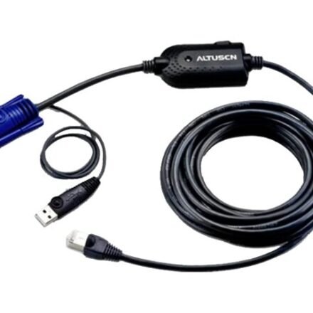Aten Aten USB VGA KVM Adapter (5M Cable) | Aten | USB VGA KVM Adapter | KA7970-AX | 1 x RJ-45 Male with 4.5m Cat 5, 1 x USB Type A Male, 1 x HDB-15 Male KA7970-AX