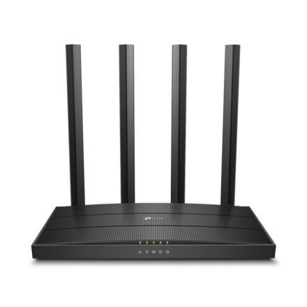 TP-LINK Router | Archer C6 | 802.11ac | 300+867 Mbit/s | 10/100/1000 Mbit/s | Ethernet LAN (RJ-45) ports 4 | Mesh Support No | MU-MiMO Yes | No mobile broadband | Antenna type 4xExternal | No Archer C6