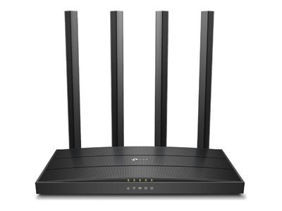 TP-LINK Router | Archer C6 | 802.11ac | 300+867 Mbit/s | 10/100/1000 Mbit/s | Ethernet LAN (RJ-45) ports 4 | Mesh Support No | MU-MiMO Yes | No mobile broadband | Antenna type 4xExternal | No Archer C6