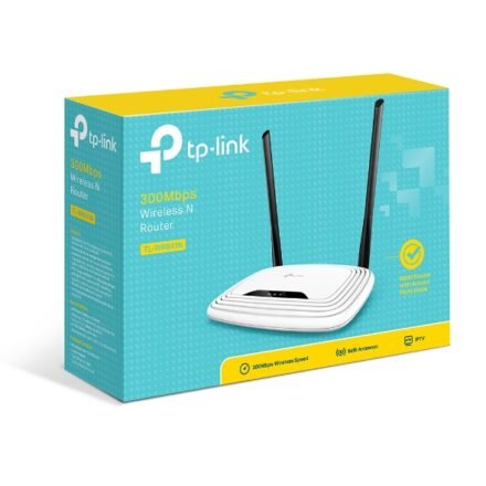 TP-LINK Router | TL-WR841N | 802.11n | 300 Mbit/s | 10/100 Mbit/s | Ethernet LAN (RJ-45) ports 4 | Mesh Support No | MU-MiMO No | No mobile broadband | Antenna type 2xExterna | No TL-WR841N
