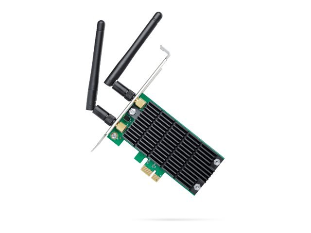 TP-LINK TP-LINK Archer T4E Dual Band PCI Express Adapter 2.4GHz/5GHz, 802.11ac, 300+867 Mbps, 2xDetachable antennas Archer T4E
