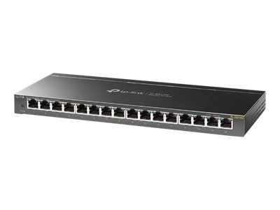 TP-LINK TP-LINK | Switch | TL-SG116E | Web managed | Wall mountable | Gigabit Ethernet (copper) ports quantity 16 | Power supply type External | 36 month(s) TL-SG116E