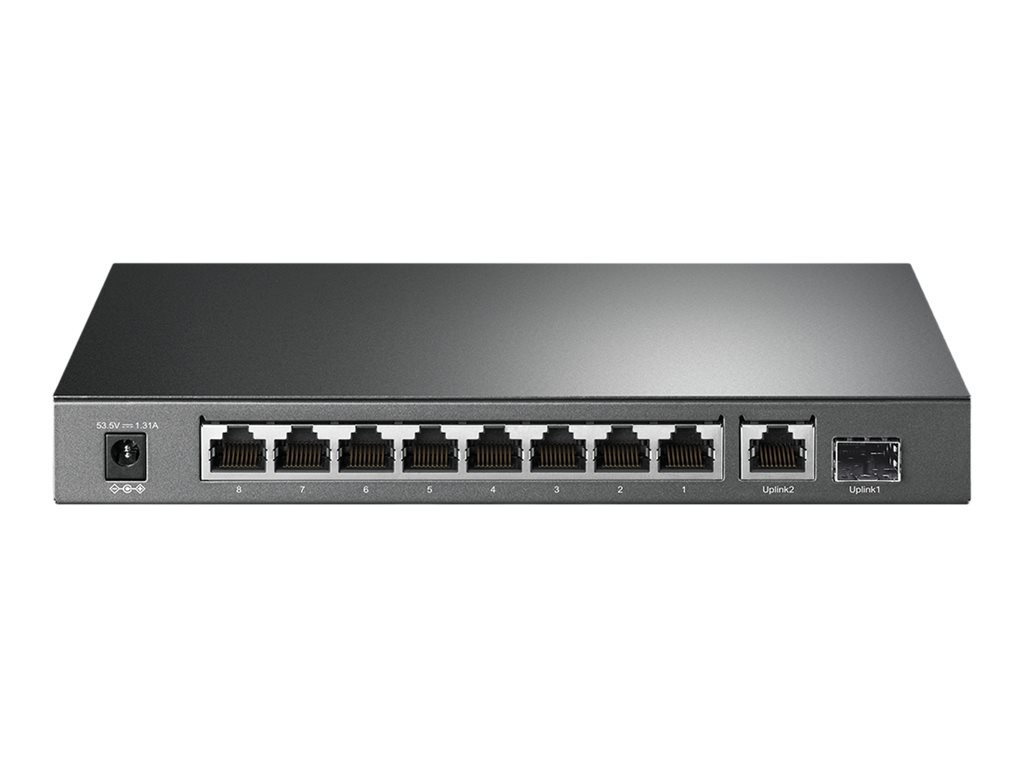 TP-LINK TP-LINK | Switch | TL-SG1210P | Unmanaged | Desktop | Gigabit Ethernet (copper) ports quantity 1 | SFP ports quantity 1 | PoE+ ports quantity 8 | 36 month(s) TL-SG1210P