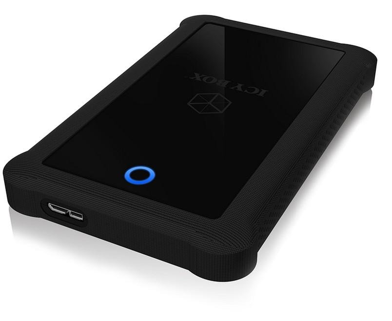Raidsonic Raidsonic | ICY BOX | IB-233U3-B External enclosure for 2.5" SATA HDD/SSD with USB 3.0 interface and silicone protection sleeve | SATA I, II, III | USB 3.0 | 2.5" IB-233U3-B