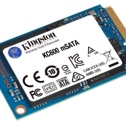 Kingston Kingston | KC600 | 512 GB | Solid-state drive interface mSATA | Read speed 550 MB/s | Write speed 520 MB/s SKC600MS/512G