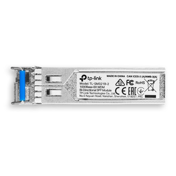 TP-LINK TP-LINK | Gigabit Single-Mode WDM Media Converter | TL-SM321B-2 | 9/125 μm SMF (Single-Mode Fiber) | 9/125 μm SMF (Single-Mode Fiber) SM321B-2