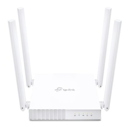 TP-LINK Dual Band Router | Archer C24 | 802.11ac | 300+433 Mbit/s | 10/100 Mbit/s | Ethernet LAN (RJ-45) ports 4 | Mesh Support No | MU-MiMO Yes | No mobile broadband | Antenna type 4xFixed Archer C24