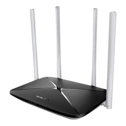 Mercusys AC1200 Dual Band Wireless Router | AC12 | 802.11ac | 300+867 Mbit/s | 10/100 Mbit/s | Ethernet LAN (RJ-45) ports 3 | Mesh Support No | MU-MiMO No | No mobile broadband | Antenna type 4xFixed | No AC12