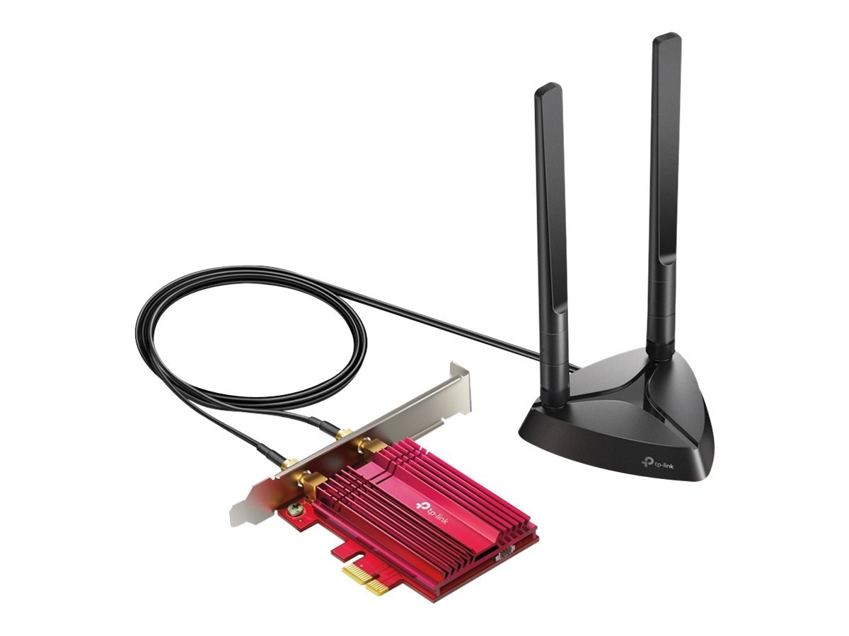 TP-LINK TP-LINK | AX3000 Wi-Fi 6 Bluetooth 5.0 PCIe Adapter | TX3000E | 2.4GHz/5GHz | Antenna type 2xHigh-Gain External Antennas | 574+2402 Mbit/s Archer TX3000E