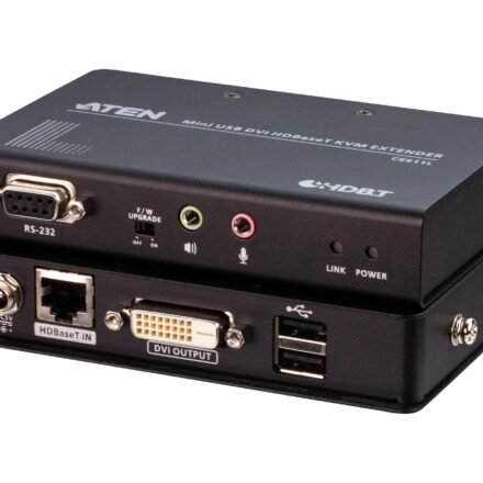 Aten Aten | CE611 Mini USB DVI HDBaseT KVM Extender, 1920 x 1200@100m CE611-AT-G
