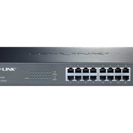 TP-LINK TP-LINK | 16-Port Gigabit Switch | TL-SG1016D | Unmanaged | Desktop/Rackmountable TL-SG1016D