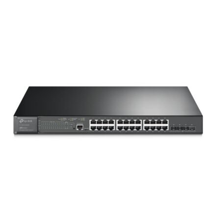TP-LINK TP-LINK | 24-Port Gigabit and 4-Port 10GE SFP+ L2+ Managed Switch with 24-Port PoE+ | TL-SG3428XMP JetStream | Managed L2+ | Rackmountable SG3428XMP