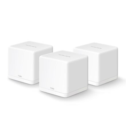 Mercusys AC1300 Whole Home Mesh Wi-Fi System | Halo H30G (3-Pack) | 802.11ac | 400+867 Mbit/s | Ethernet LAN (RJ-45) ports 2 | Mesh Support Yes | MU-MiMO Yes | No mobile broadband Halo H30G(3-pack)