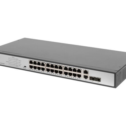Digitus Digitus | Fast Ethernet PoE Switch 24-port PoE + 2 Combo, 370W PoE | DN-95343 | Unmanaged | Desktop | Power supply type Internal DN-95343