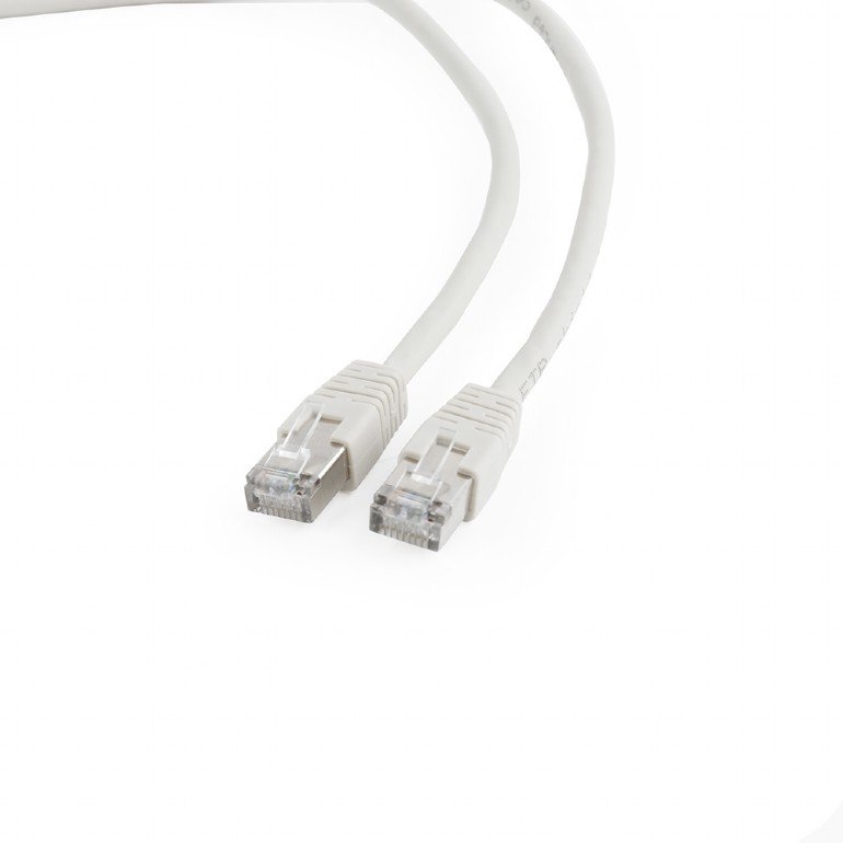 Cablexpert FTP Cat6 | Patch cord | Perfect connection; Foil shielded - for a reliable connection; Gold plated contacts | White | 5 m PPB6-5M