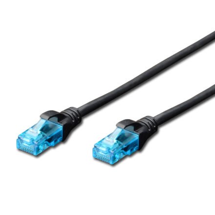 Digitus Patch Cord | DK-1512-005/BL | 2x RJ45 (8P8C) connectors. Structure: 4 x 2 AWG 26/7, twisted pair. Boots with kink protection, strain relief and latch protection. DK-1512-005/BL