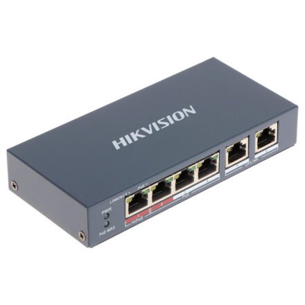 Hikvision Hikvision | DS-3E0106HP | Unmanaged | Desktop | 10/100 Mbps (RJ-45) ports quantity 6 SWITCHDS3E0106HPE