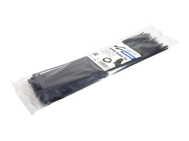 Logilink Cable tie (100 pcs.) | KAB0004B | N/A | Length: 300 x 3.4 mm. For cable bundel diameter: 3 - 80 mm. Meets fire protection class: UL94V-7 | Black KAB0004B