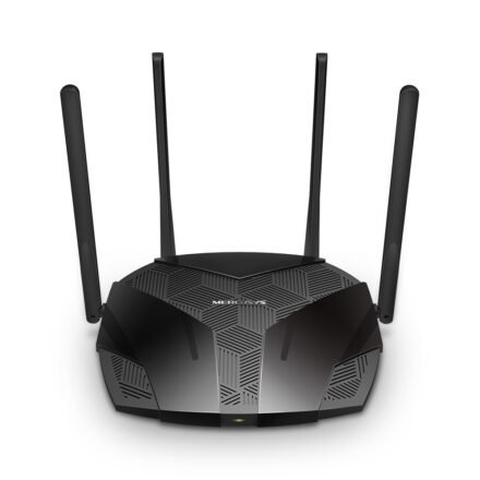 Mercusys Dual-Band Wi-Fi 6 Router | MR80X AX3000 | 802.11ax | 2402+574 Mbit/s | Ethernet LAN (RJ-45) ports 3xGigabit LAN | Mesh Support Yes | MU-MiMO Yes | No mobile broadband | Antenna type External MR80X