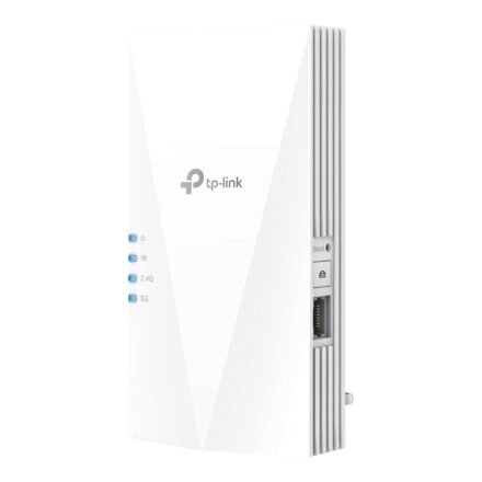 TP-LINK TP-LINK | AX3000 Mesh WiFi 6 Extender | RE700X | 802.11ax | Mesh Support Yes | 2402+574 Mbit/s | Ethernet LAN (RJ-45) ports 1 | No mobile broadband | MU-MiMO No | Antenna type 2xInternal RE700X