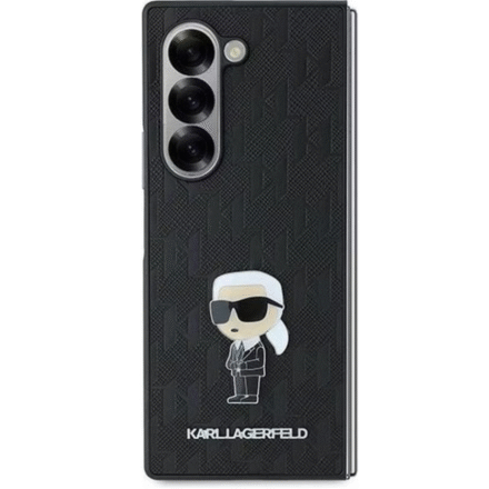 Karl Lagerfeld Karl Lagerfeld | KLHCZFD6SAPKINPKK | Back cover | Samsung | Galaxy Z Fold6 | Plastic | Black KLHCZFD6SAPKINPKK