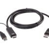 Aten Aten 2L-7D02HDP True 4K 1.8M HDMI to DisplayPort Cable | Aten | True 4K 1.8M HDMI to DisplayPort Cable | 2L-7D02HDP 2L-7D02HDP