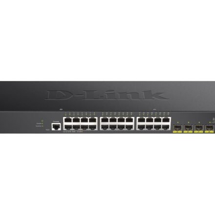 D-Link D-Link | Stackable Smart Managed Switch with 10G Uplinks | DGS-1250-28X/E | Web managed | Rackmountable | Gigabit Ethernet (copper) ports quantity 24 DGS-1250-28X/E