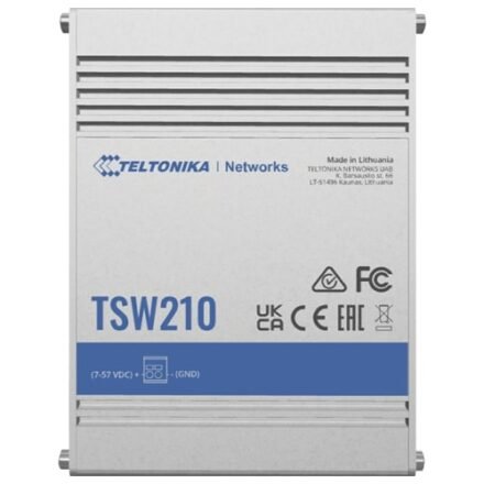 Teltonika Teltonika | Switch | TSW210 | Unmanaged | Wall mountable | Gigabit Ethernet (copper) ports quantity 8 | SFP ports quantity 2 | 24 month(s) TSW210000010