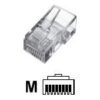 Digitus A-MO 8/8 SR | Modular Plug, for stranded Round Cable, 8P8C unshielded, CAT 5e, RJ45 A-MO 8/8 SR