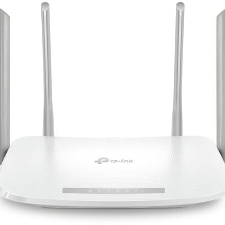 TP-LINK AC1200 Wireless Dual Band Gigabit Router | EC220-G5 | 802.11ac | 300+867 Mbit/s | 10/100/1000 Mbit/s | Ethernet LAN (RJ-45) ports 3 | Mesh Support No | MU-MiMO No | No mobile broadband | Antenna type 4xExternal EC220-G5