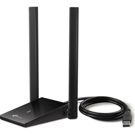 TP-LINK AX1800 Dual Antennas High Gain Wireless USB Adapter | Archer TX20U Plus | 802.11ax | 574+1201 Mbit/s | 10/100/1000 Mbit/s | Ethernet LAN (RJ-45) ports 0 | Mesh Support No | MU-MiMO Yes | No mobile broadband | Antenna type External Archer TX20U Plus
