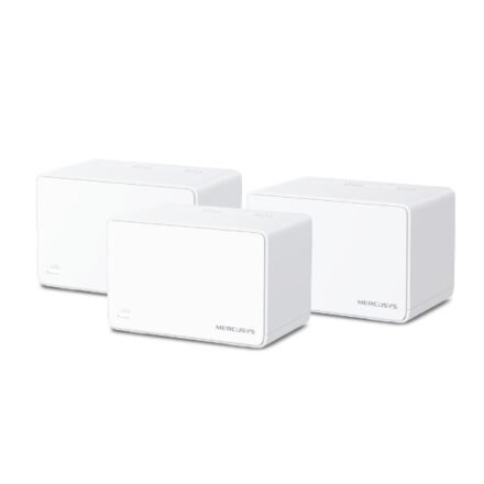 Mercusys AX3000 Whole Home Mesh WiFi 6 System with PoE | Halo H80X (3-Pack) | 802.11ax | 574+2402 Mbit/s | 10/100/1000 Mbit/s | Ethernet LAN (RJ-45) ports 3 | Mesh Support Yes | MU-MiMO Yes | No mobile broadband | Antenna type Internal Halo H80X(3-pack)