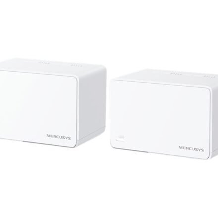 Mercusys AX3000 Whole Home Mesh WiFi 6 System with PoE | Halo H80X (2-Pack) | 802.11ax | 574+2402 Mbit/s | 10/100/1000 Mbit/s | Ethernet LAN (RJ-45) ports 3 | Mesh Support Yes | MU-MiMO Yes | No mobile broadband | Antenna type Internal Halo H80X(2-pack)