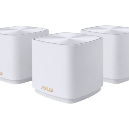 Asus ZenWiFi XD4 Plus (W-3-PK) Wireless-AX1800 (3-pack) | 802.11ax | 1201+574 Mbit/s | 10/100/1000 Mbit/s | Ethernet LAN (RJ-45) ports 1 | Mesh Support Yes | MU-MiMO Yes | No mobile broadband | Antenna type Internal 90IG07M0-MO3C40