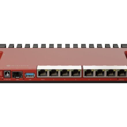 MikroTik Router | L009UiGS-RM | No Wi-Fi | 10/100/1000 Mbit/s | Ethernet LAN (RJ-45) ports 8 | Mesh Support No | MU-MiMO No | No mobile broadband | 1x USB 3.0 type A L009UiGS-RM