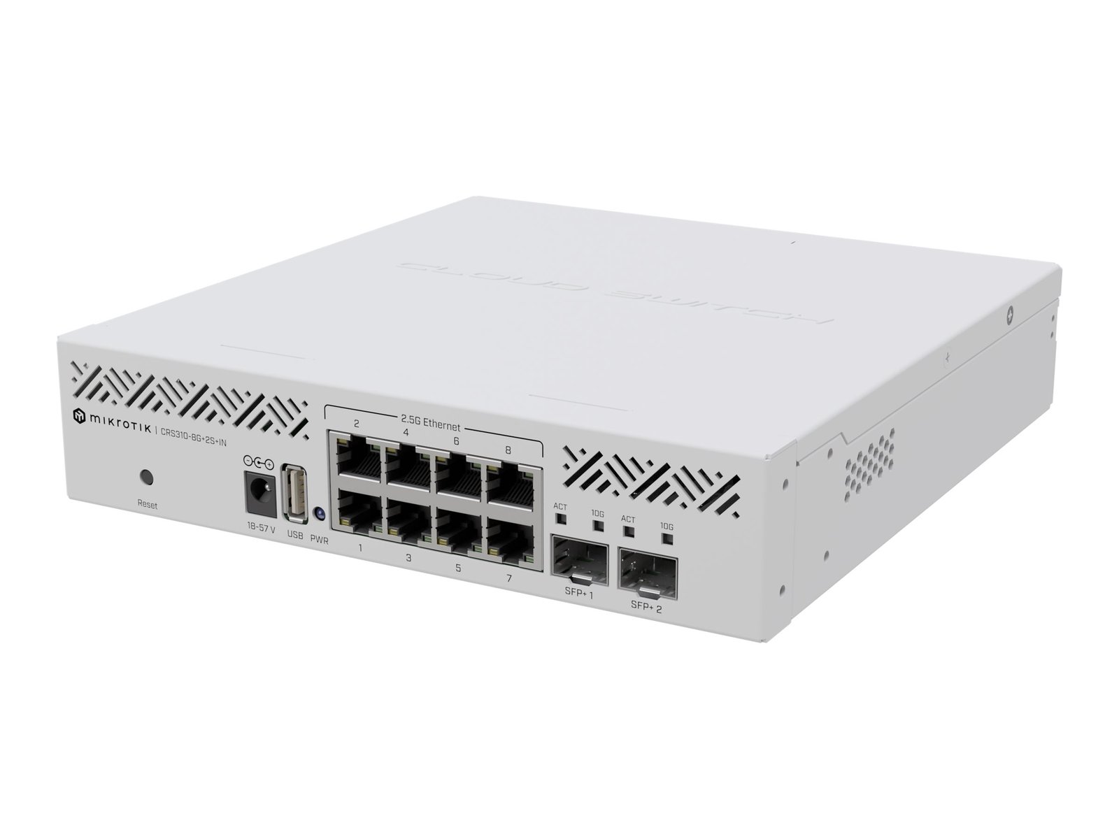 MikroTik MikroTik | Cloud Router Switch | CRS310-8G+2S+IN | Rackmountable | Gigabit Ethernet (copper) ports quantity 8 | SFP+ ports quantity 2 CRS310-8G+2S+IN