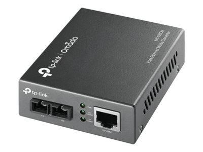 TP-LINK TP-LINK | 10/100Mbps Multi-Mode Media Converter | MC100CM | 10/100Base-TX | 100Base-FX MC100CM